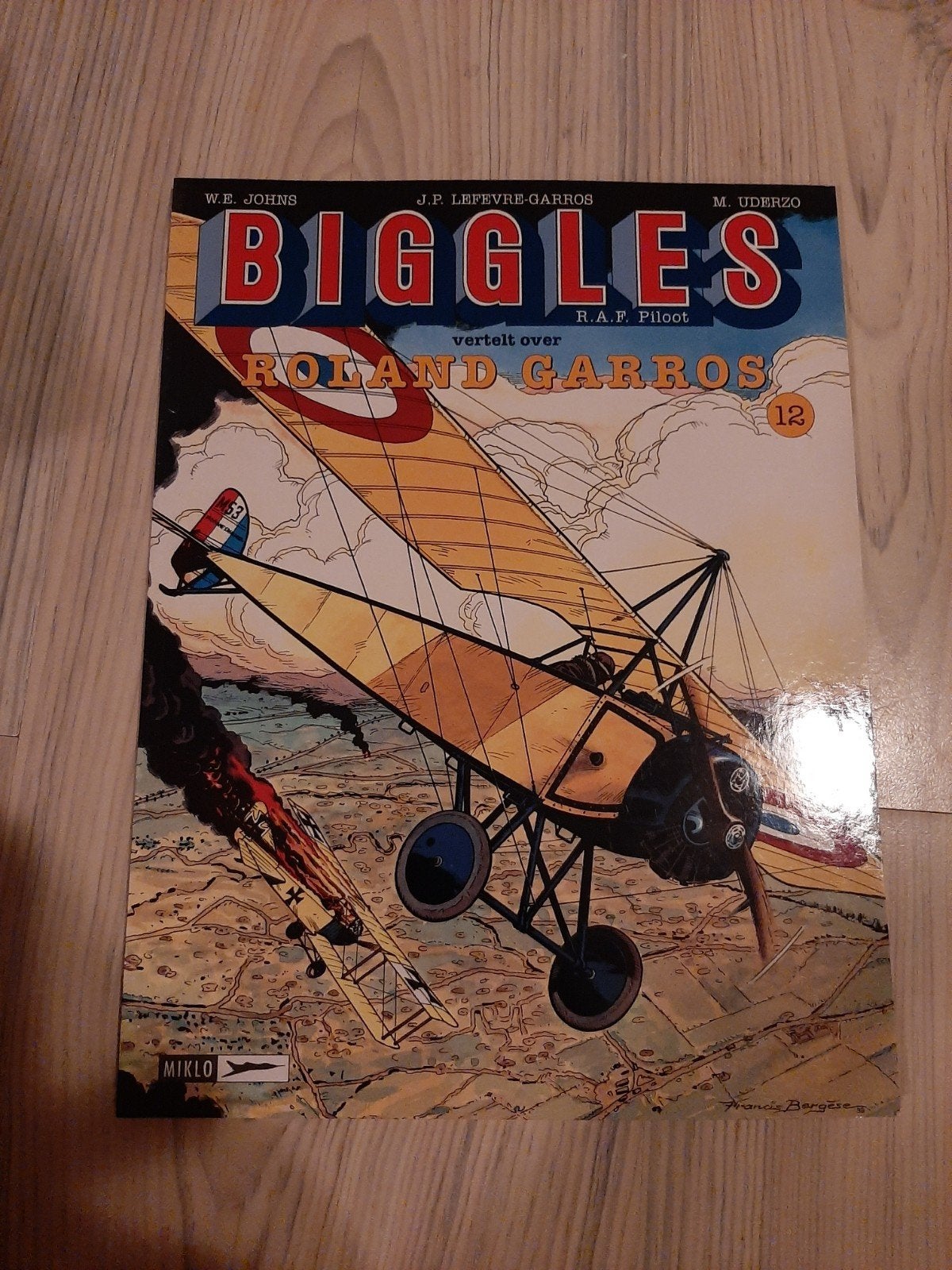 Biggles: Roland Garros - Stripboek 12, Ophalen of Verzenden