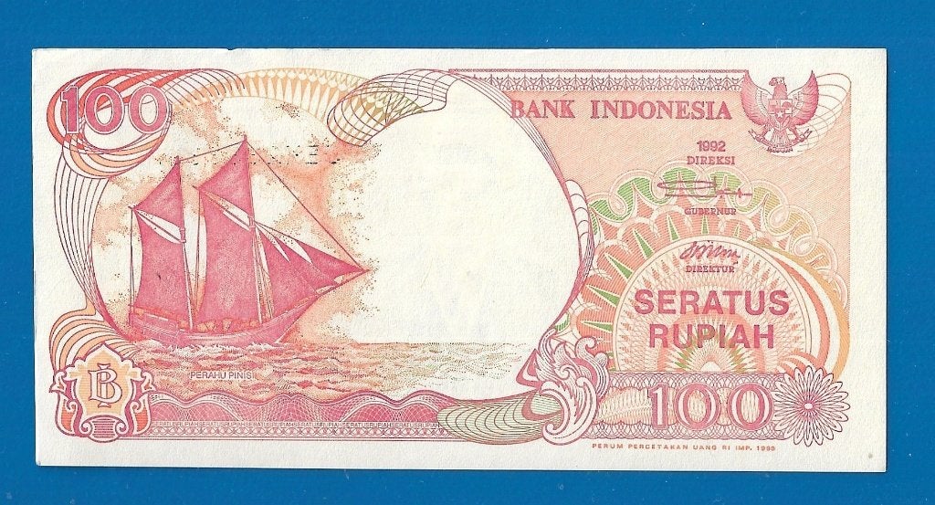 Indonesië biljet 100 Seribu Rupiah - 1992 UNC, Verzenden, Zuidoost-Azië, Los biljet