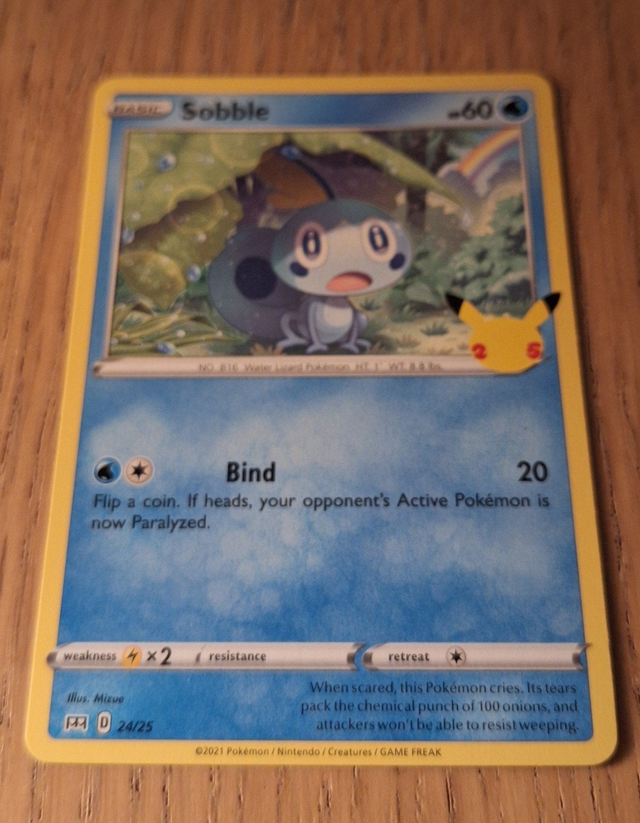 Sobble 24/25 25th mcdonalds anniversary, Ophalen of Verzenden