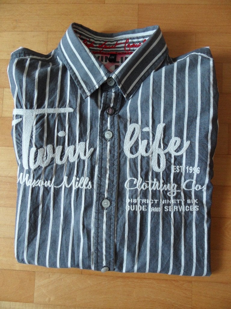 Twin Life overhemd lange mouwen maat 176, Twinlife, Overhemd of Blouse, Ophalen of Verzenden, Zo goed als nieuw