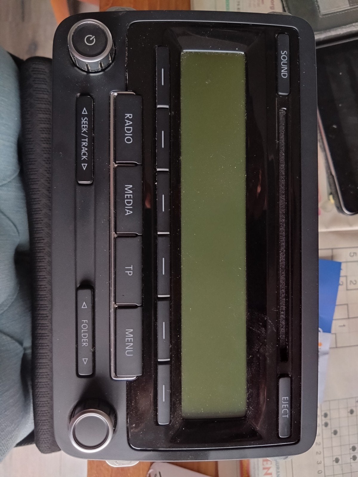 VW Autoradio Caddy - Origineel (code kwijt), Ophalen of Verzenden, Gebruikt