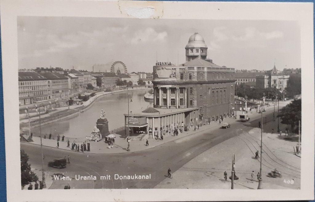 Ansichtkaart Oostenrijk Wenen Urania, Verzamelen, Ophalen of Verzenden, 1960 tot 1980, Ongelopen, Oostenrijk