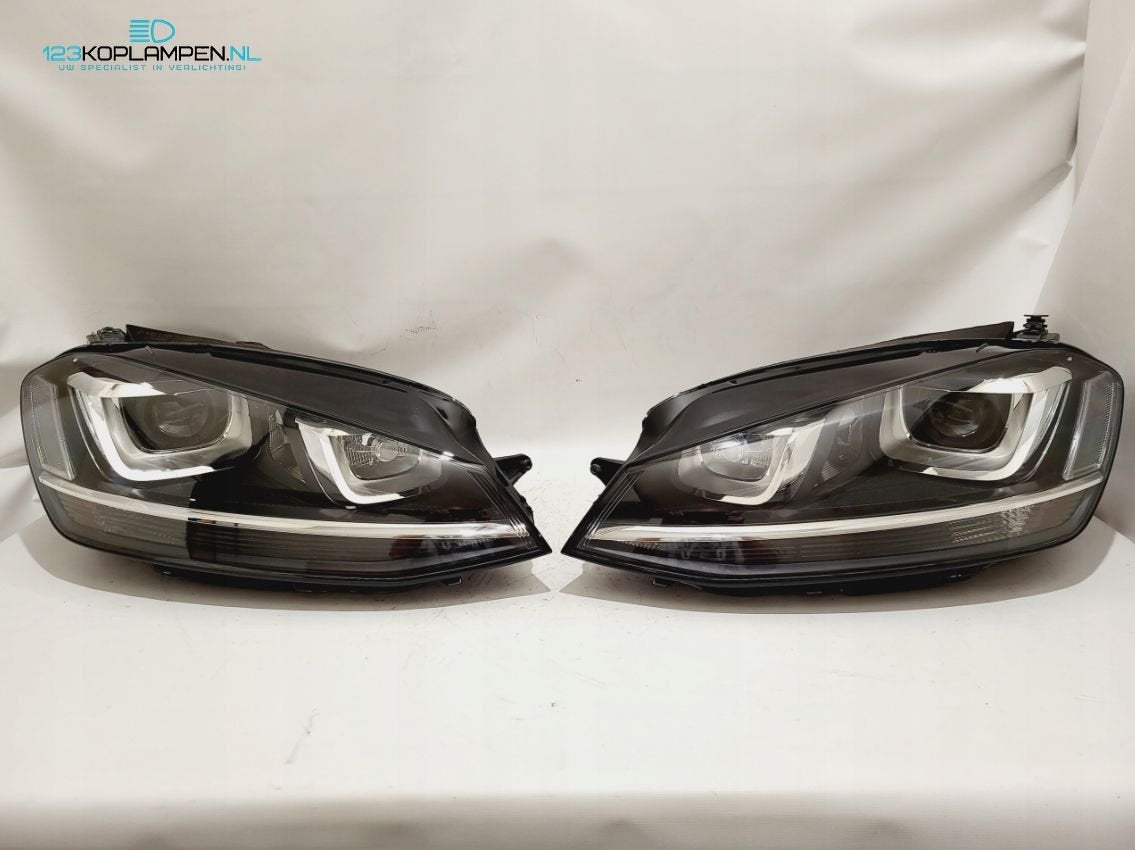 VW Volkswagen Golf 7 Xenon Led 031 032 koplamp koplampen lin, Gebruikt, -, Volkswagen, -