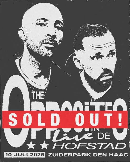 2 tickets Opposites 10 juli, Ophalen of Verzenden, Nieuw in verpakking