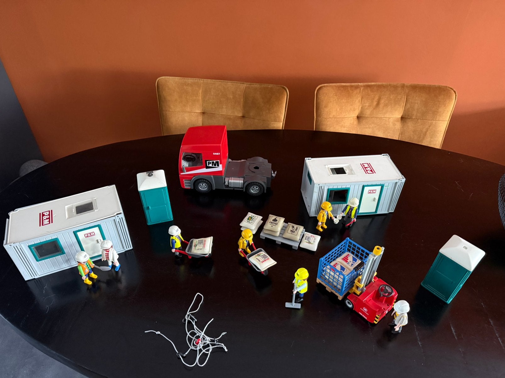 Playmobil bouwcontainers, dixies, heftruck en meer, Ophalen of Verzenden, Zo goed als nieuw