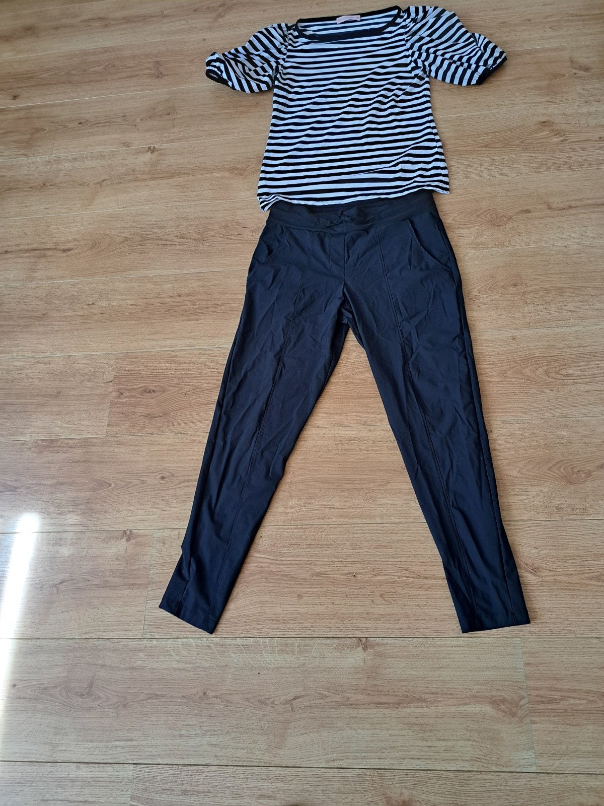 Studio Anneloes travelstof top + broek, Maat 38/40 (M), Zwart, Ophalen of Verzenden, Zo goed als nieuw