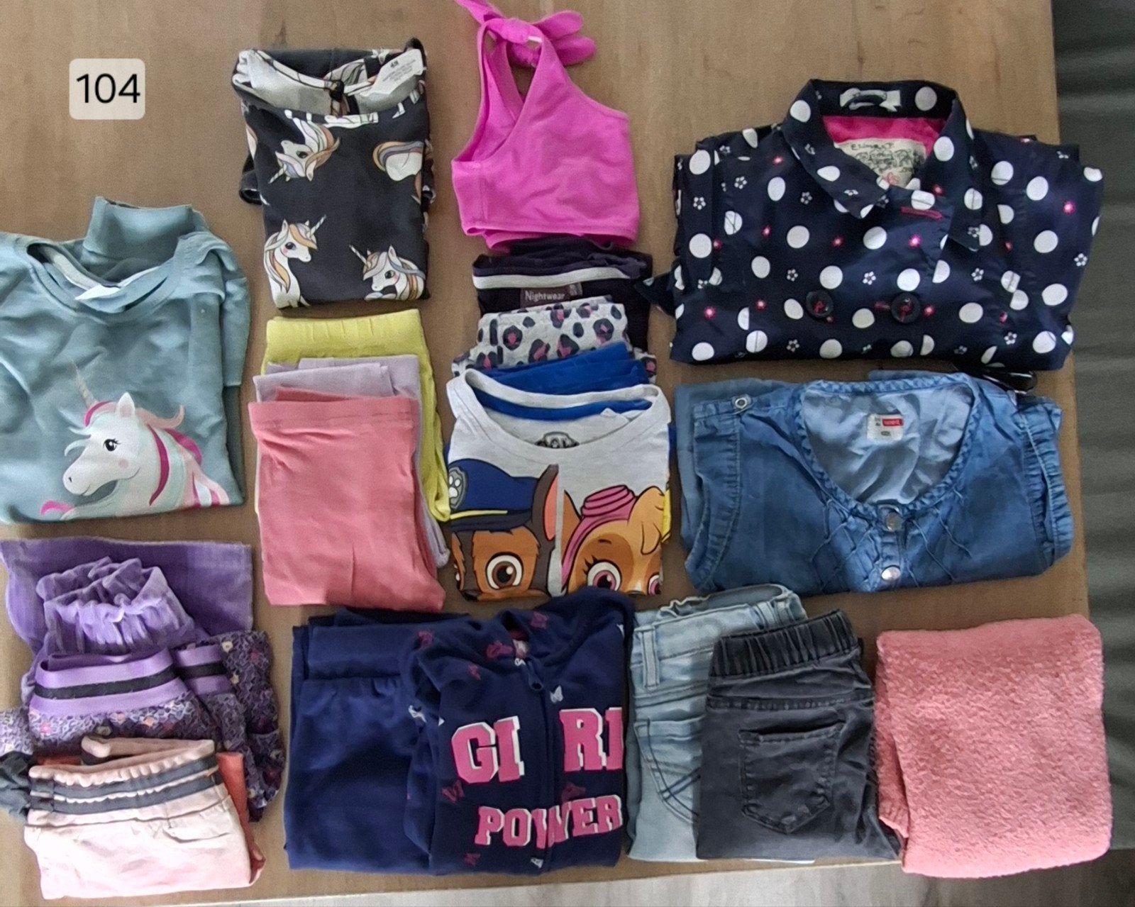 Meisjes kleding pakket maat 104, Kinderen en Baby's, Kinderkleding | Maat 104, Ophalen of Verzenden, Meisje, Jurk of Rok
