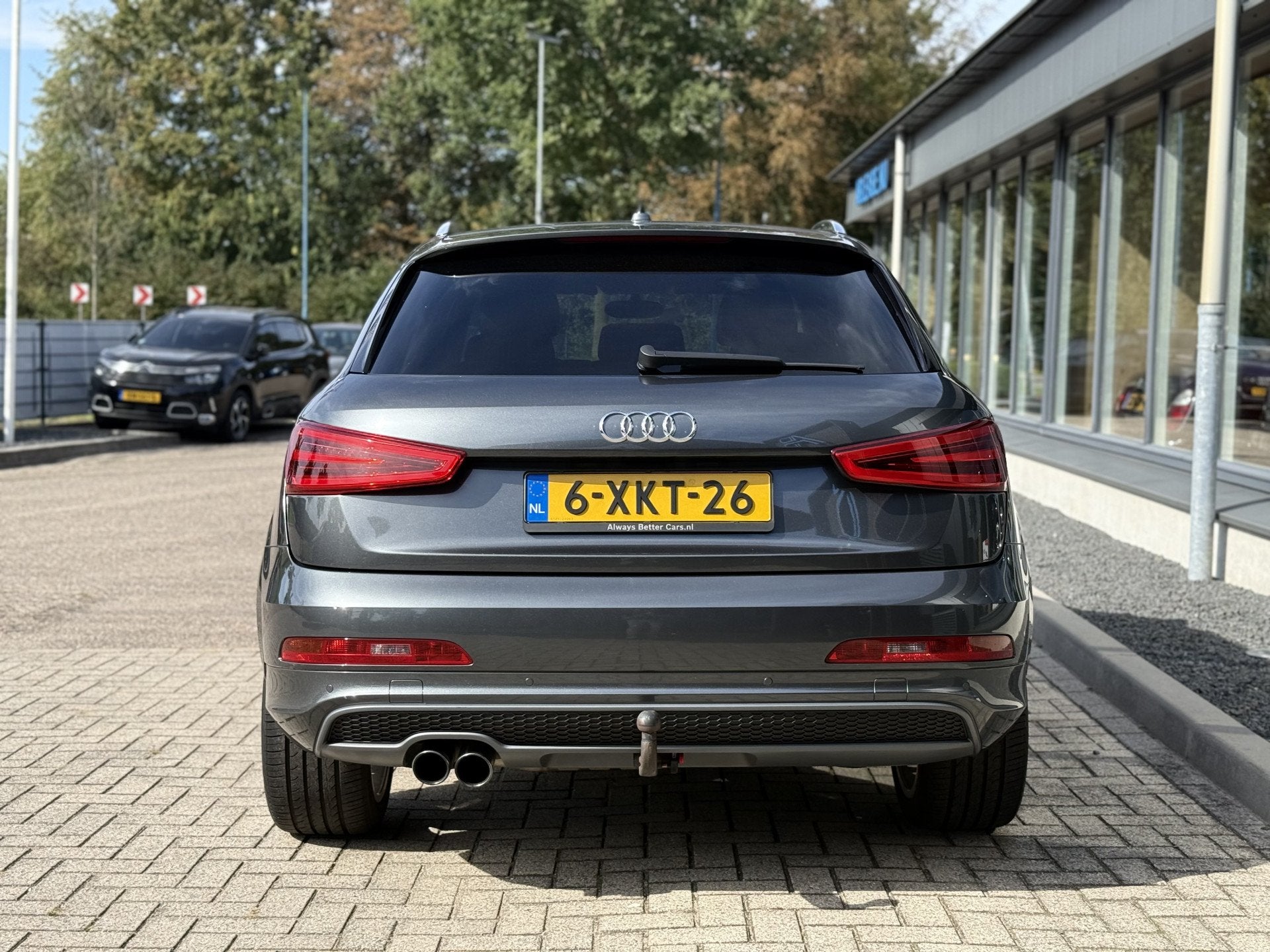 Audi Q3 1.4 TFSI Sport Edition S-Line Afn Trekh (bj 2014), Auto's, 1380 kg, 4 cilinders, 150 pk, Leder en Stof