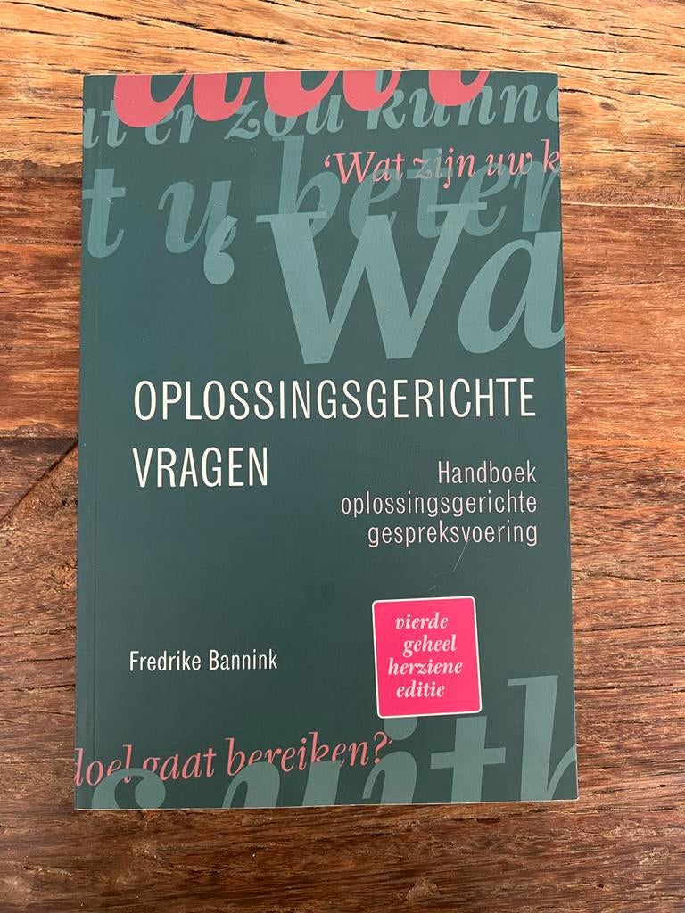 Oplossingsgerichte Vragen - Handboek gespreksvoering, Ophalen of Verzenden, Gamma, Zo goed als nieuw, HBO