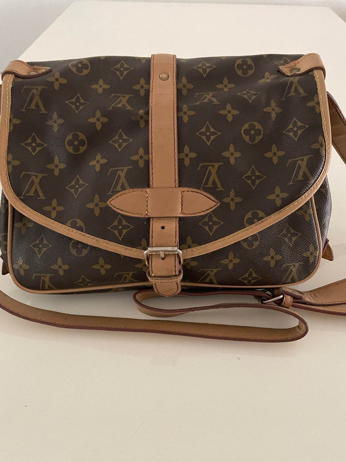 Louis Vuitton Monogram Canvas Schoudertas, Ophalen of Verzenden, Gebruikt, Bruin, Schoudertasje