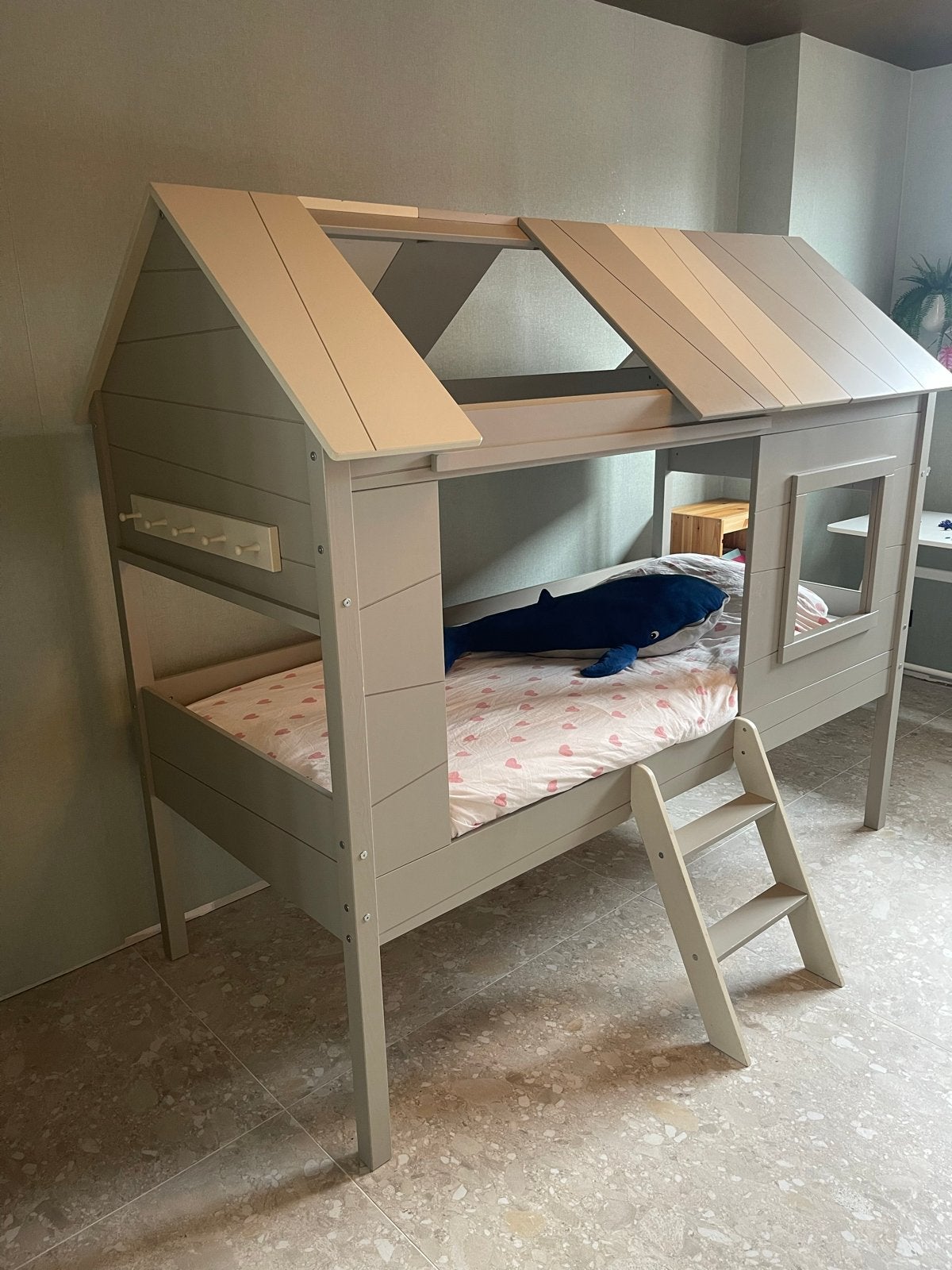 Vipack Charlotte Boomhutbed - Eenpersoons Kinderbed, Ophalen, 90 cm, Eenpersoons, Zo goed als nieuw