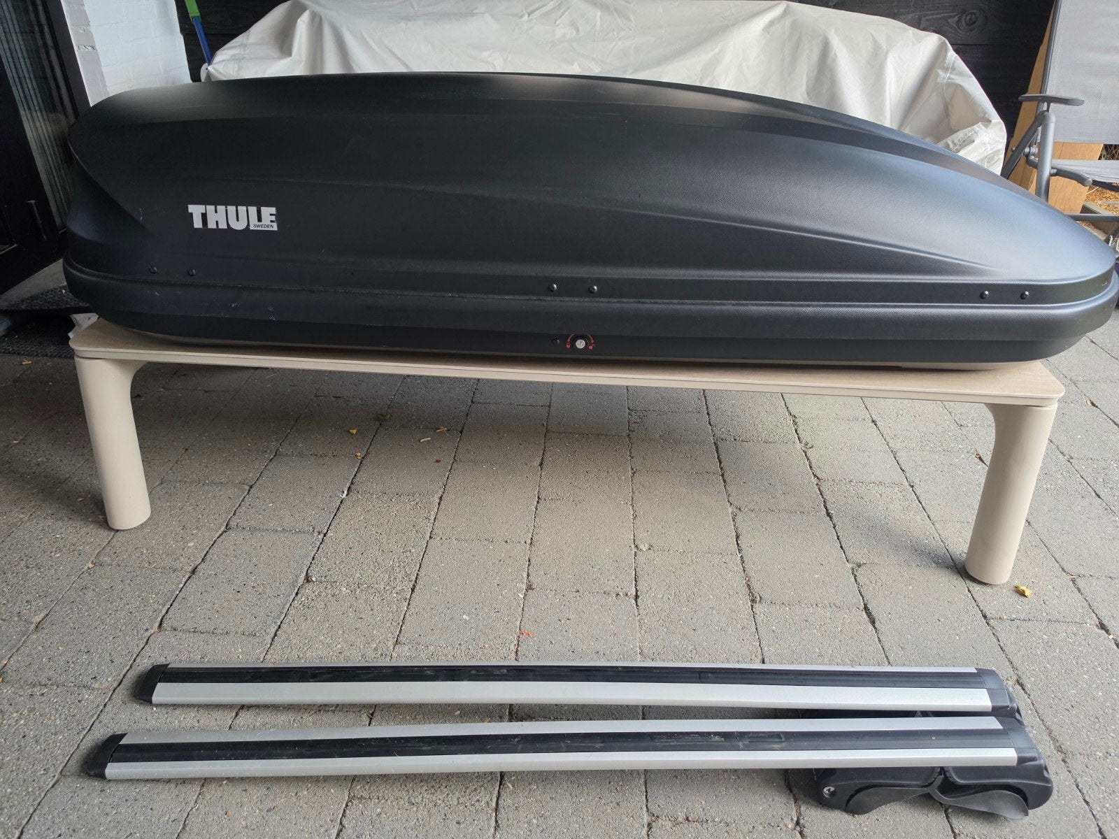 Thule Pacific (L) 780 Dakkoffer incl Thule Wingbar Edge, Ophalen, Zo goed als nieuw