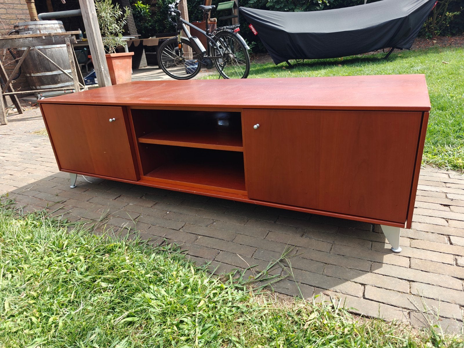 Televisiemeubel/kastje, Huis en Inrichting, Kasten | Televisiemeubels, Ophalen, Gebruikt, 100 tot 150 cm, Minder dan 100 cm