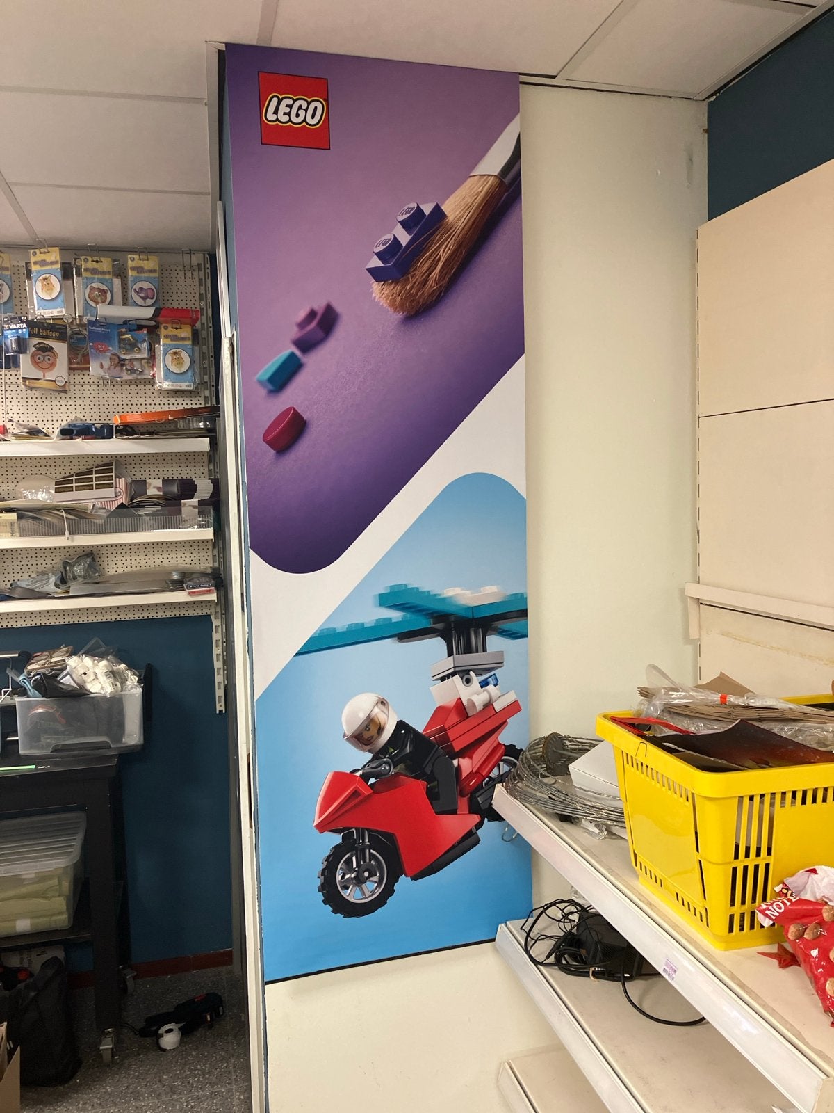 Grote Lego banner - Decoratie voor de echte fan, Ophalen of Verzenden, Gebruikt, Overige typen, Lego
