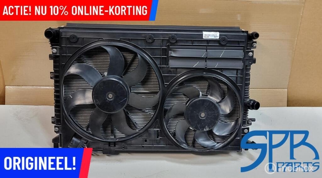 VW JETTA BEETLE 5C RADIATEUR KOELERPAKKET 2.0 Tdi KOELERSET, Gebruikt, Volkswagen, Ophalen of Verzenden, Volkswagen