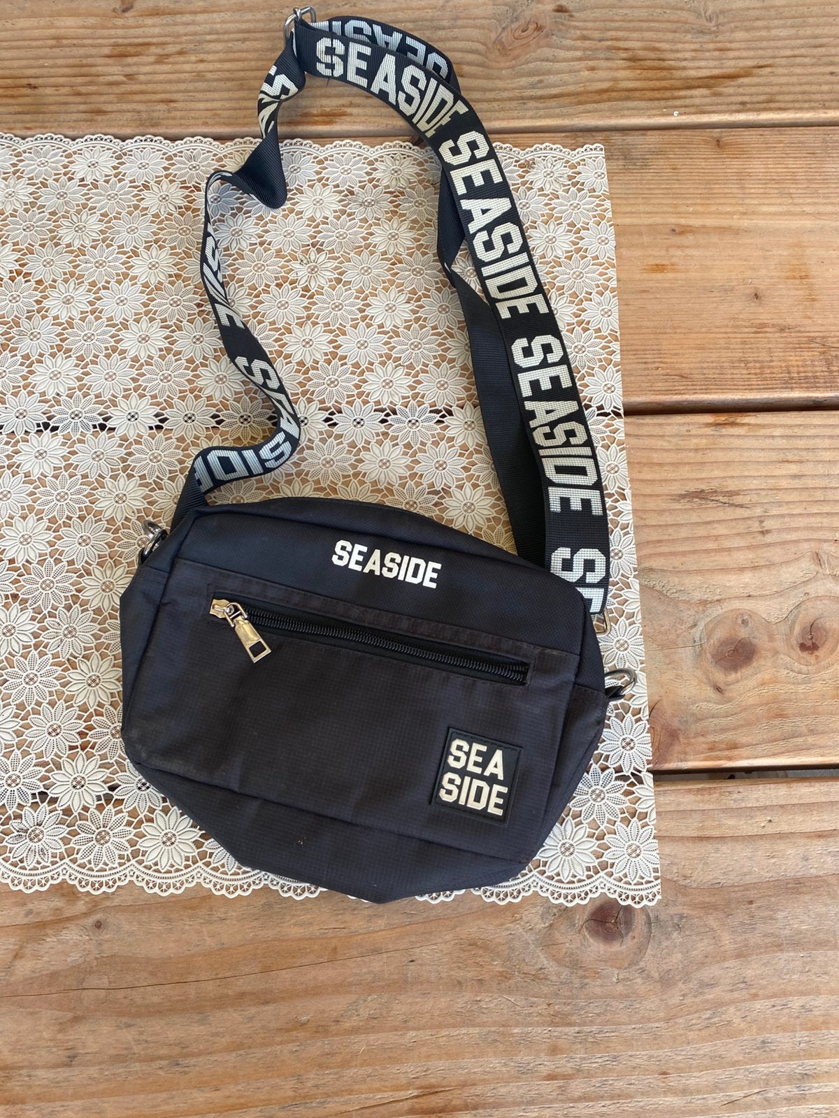 Seaside heuptas, Sieraden, Tassen en Uiterlijk, Ophalen of Verzenden, Zo goed als nieuw, Zwart