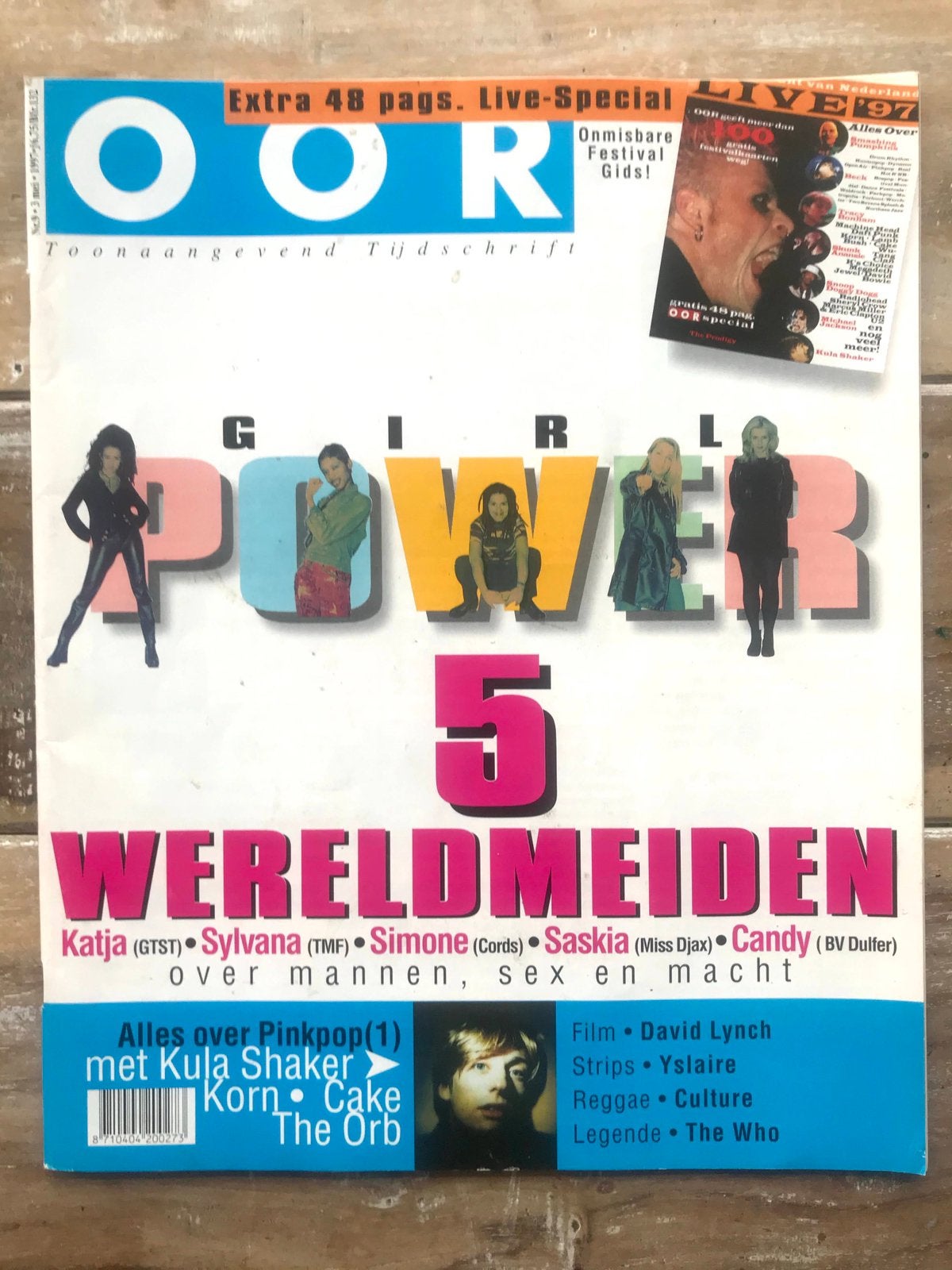 OOR Magazine 1997 KULA SHAKER Culture KORN Cake BIS The Orb, Boeken, Ophalen of Verzenden, Zo goed als nieuw, Muziek, Film of Tv