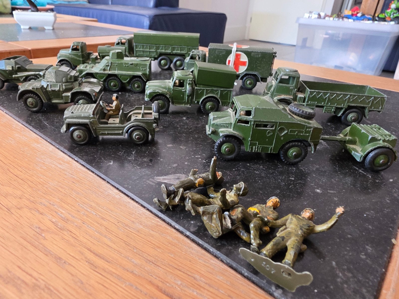 dinky toys leger, Ophalen of Verzenden, Gebruikt