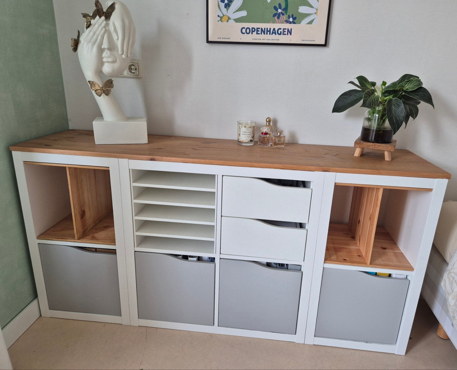 Lage kast, Ophalen, Met lade(s), Zo goed als nieuw, 200 cm of meer