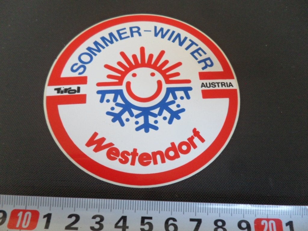 sticker Oostenrijk Westendorf Tirol Sommer Winter *, Ophalen of Verzenden, Zo goed als nieuw