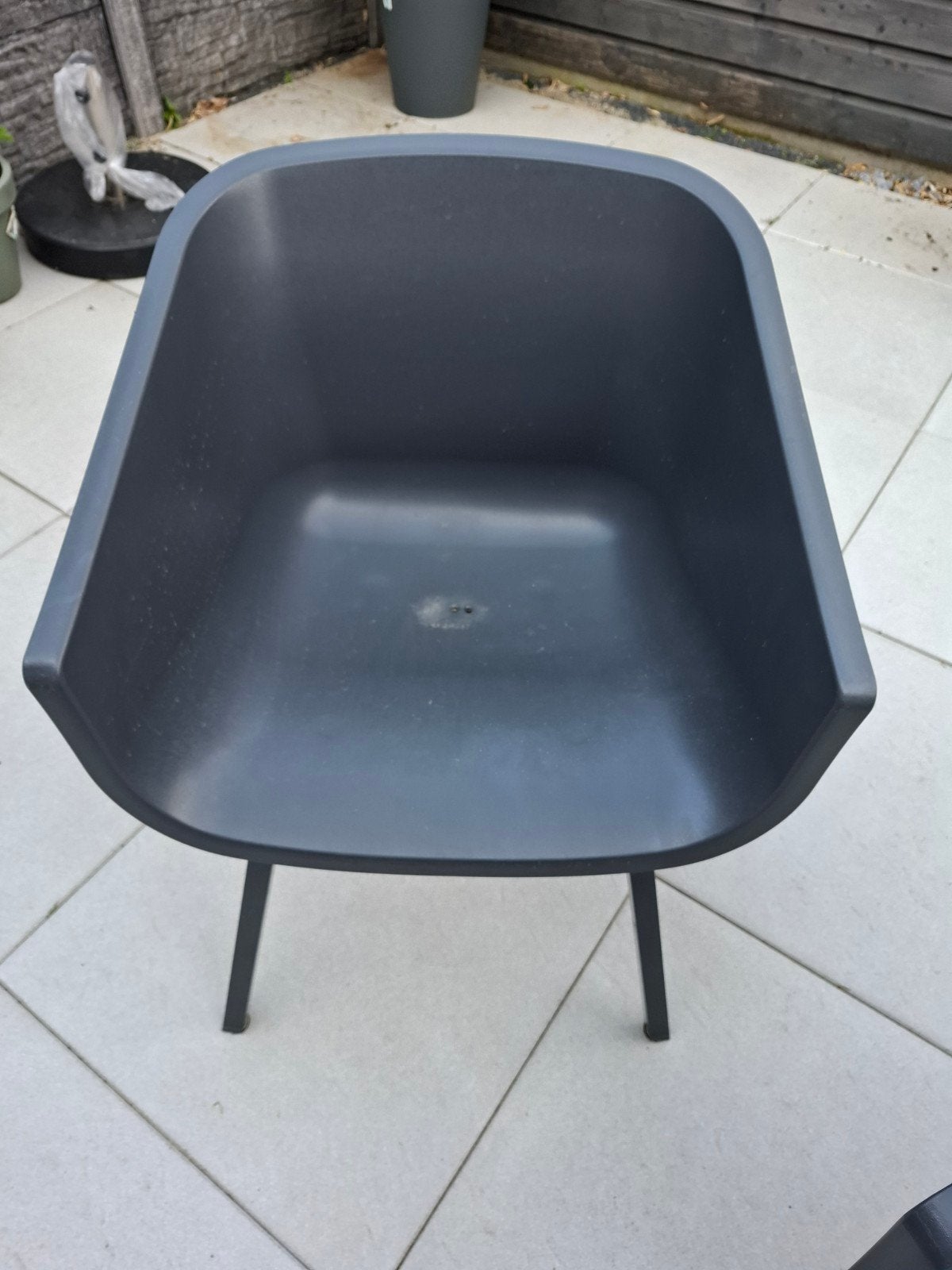 4x Hartmann kuipstoelen, Ophalen, Zo goed als nieuw, Kunststof