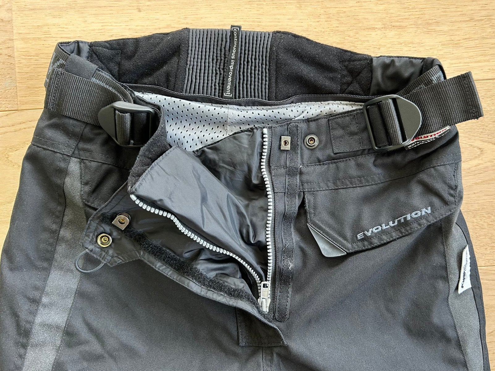 Dames motorbroek (Evolution), Motoren, Ophalen of Verzenden, Tweedehands, Dames, Broek | textiel