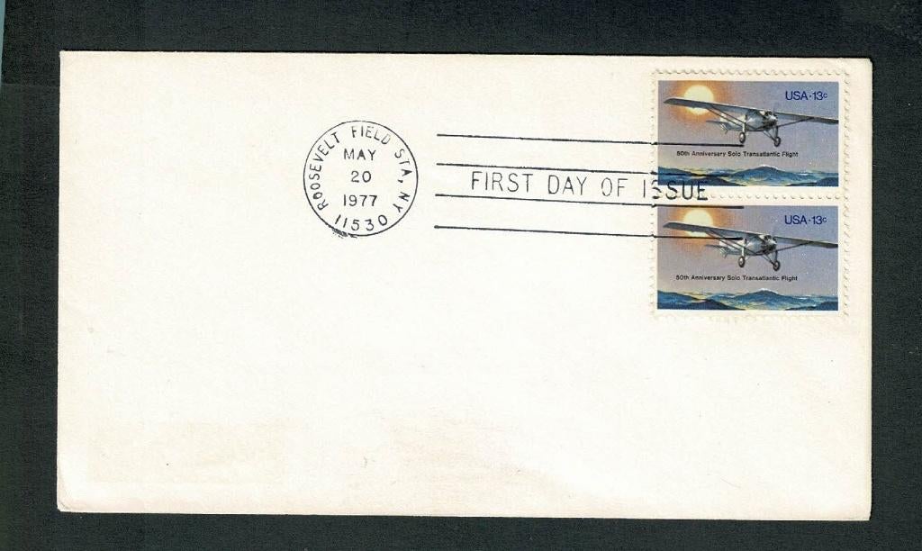Luchtvaart : U.S.A. - FDC - 20.5.1977, Verzenden, Gebruikt, Kaart, Foto of Prent