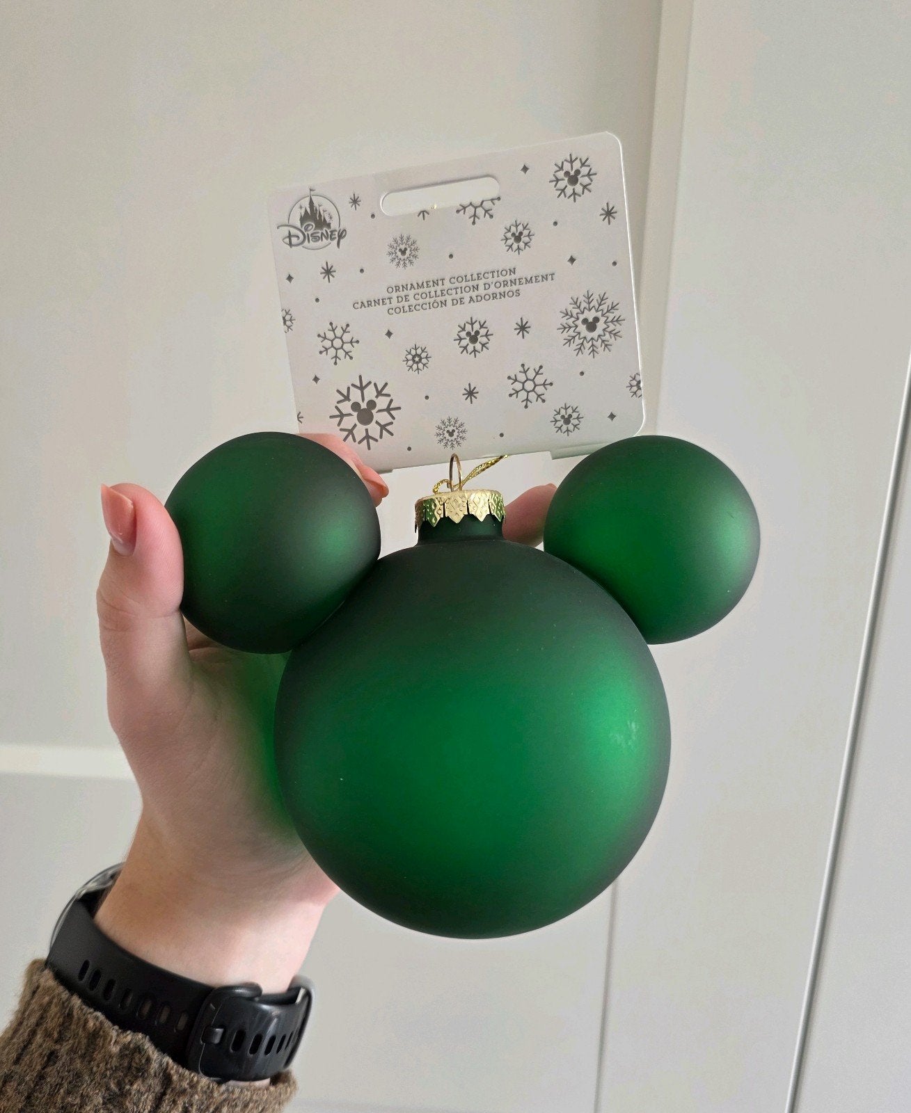 Disney Store Mickey Mouse kerstbal kerst ornament NIEUW, Ophalen of Verzenden, Mickey Mouse, Nieuw