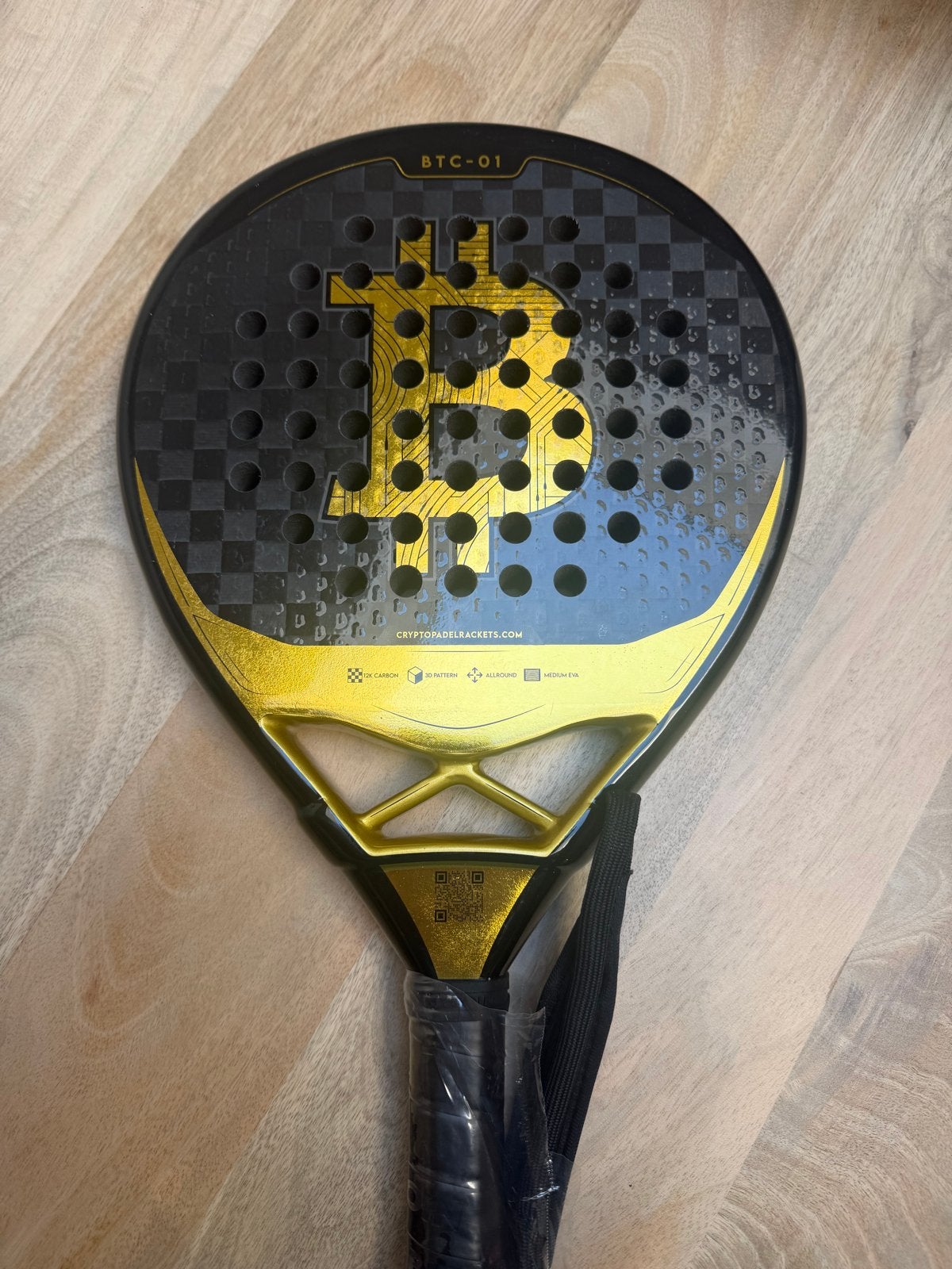 Bitcoin 01 Padel Racket - Gloednieuw, Ongebruikt, Sport en Fitness, Ophalen of Verzenden, Nieuw, Padelracket