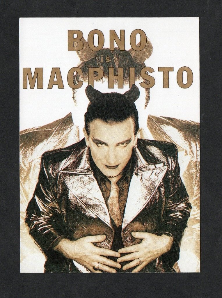 U2 Macphisto Bono Band Muziek., Ophalen of Verzenden, 1980 tot heden, Ongelopen, Muziek