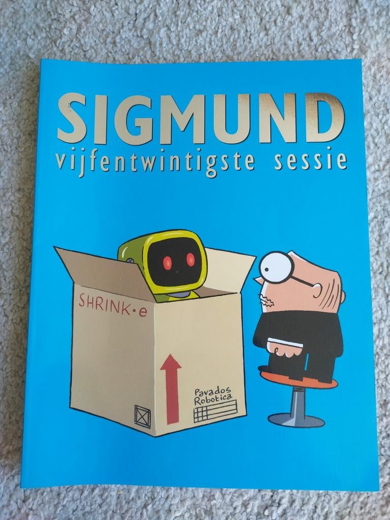 Sigmund 25e sessie - gebruikt stripboek, Gelezen, Ophalen of Verzenden, Peter de Wit, Eén stripboek
