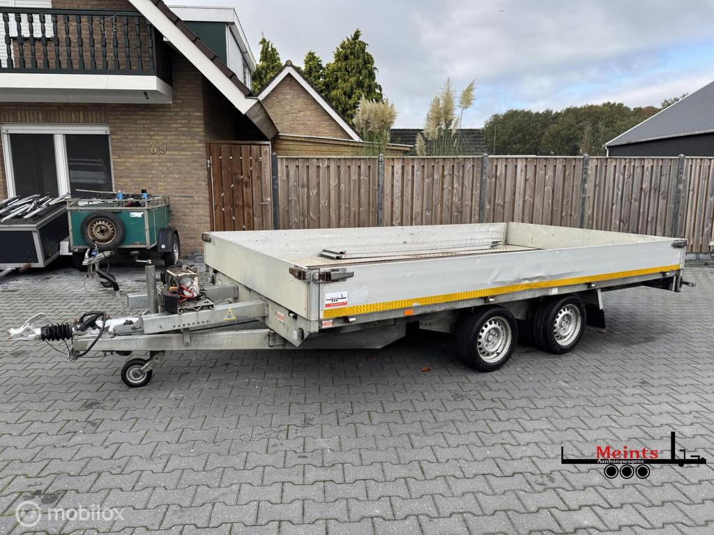 Eduard plateauwagen multitransporter aanhanger 400x220 3500K, Auto diversen, Aanhangers en Bagagewagens, Gebruikt