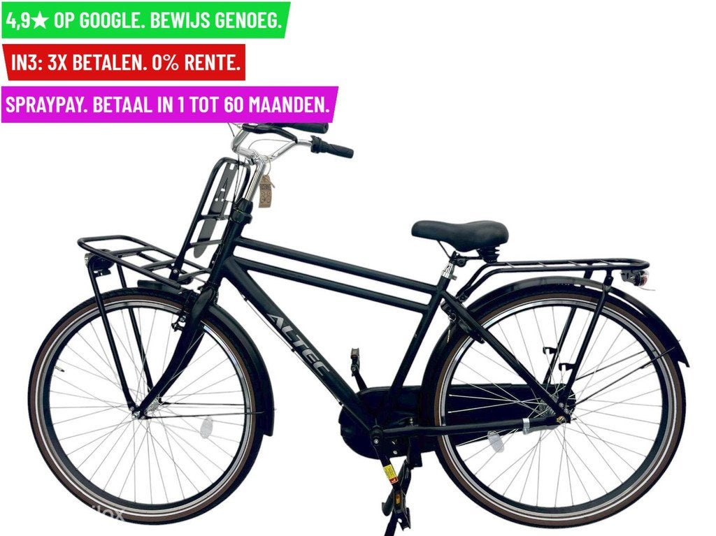 Herenfiets Altec Dutch 28"/57cm/3ver - Garantie/Levering, Fietsen en Brommers, Fietsen | Heren | Herenfietsen, Overige merken