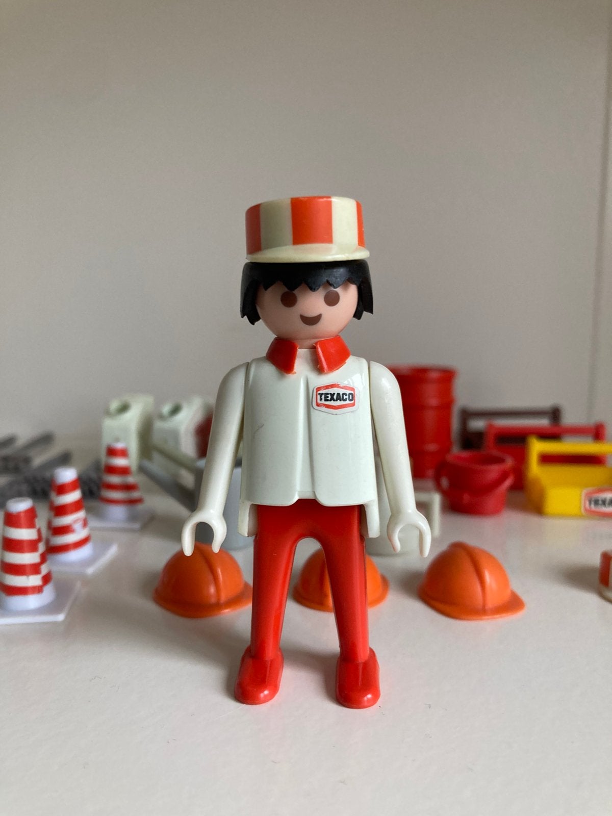Playmobil vintage texaco tankstation F1 race, Kinderen en Baby's, Speelgoed | Playmobil, Ophalen of Verzenden, Gebruikt, Los playmobil