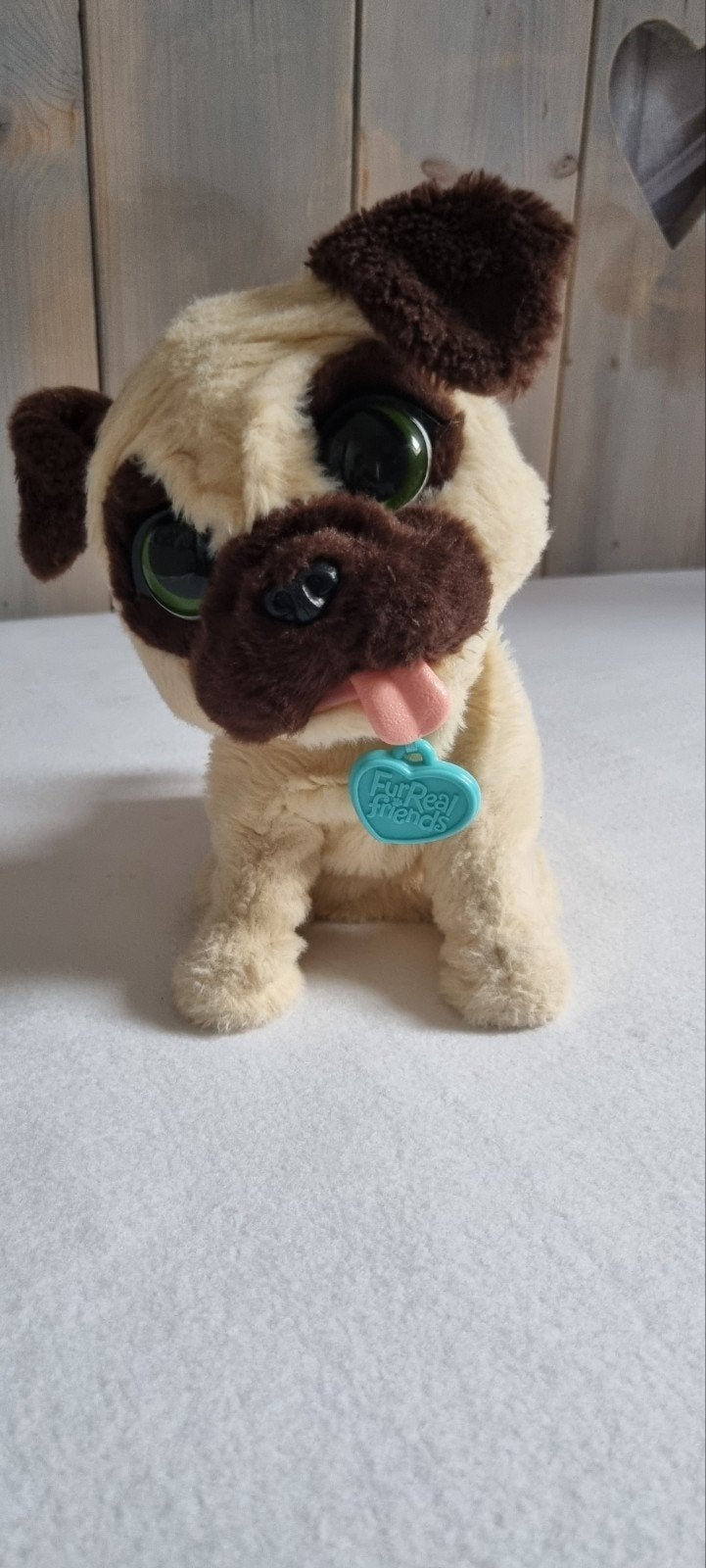 FurReal Friends Mops Hondje - Interactief Knuffeldier, Overige merken, Overige karakters, Zo goed als nieuw, Middelgroot (20 tot 80 cm)