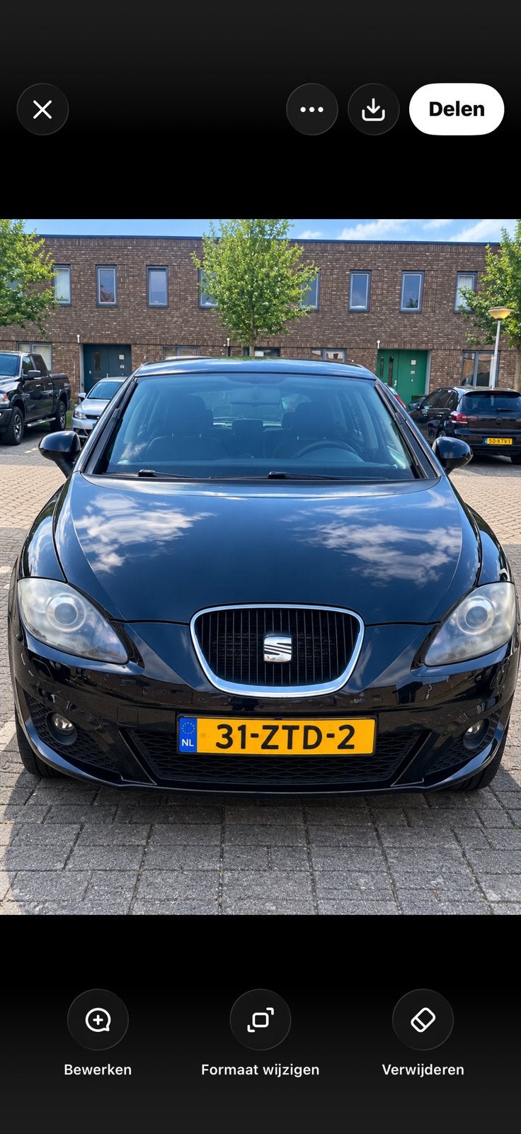 Seat Leon 1.2 TSI 77KW 2013 Zwart NAP km, Auto's, Voorwielaandrijving, 4 cilinders, Leon, Zwart
