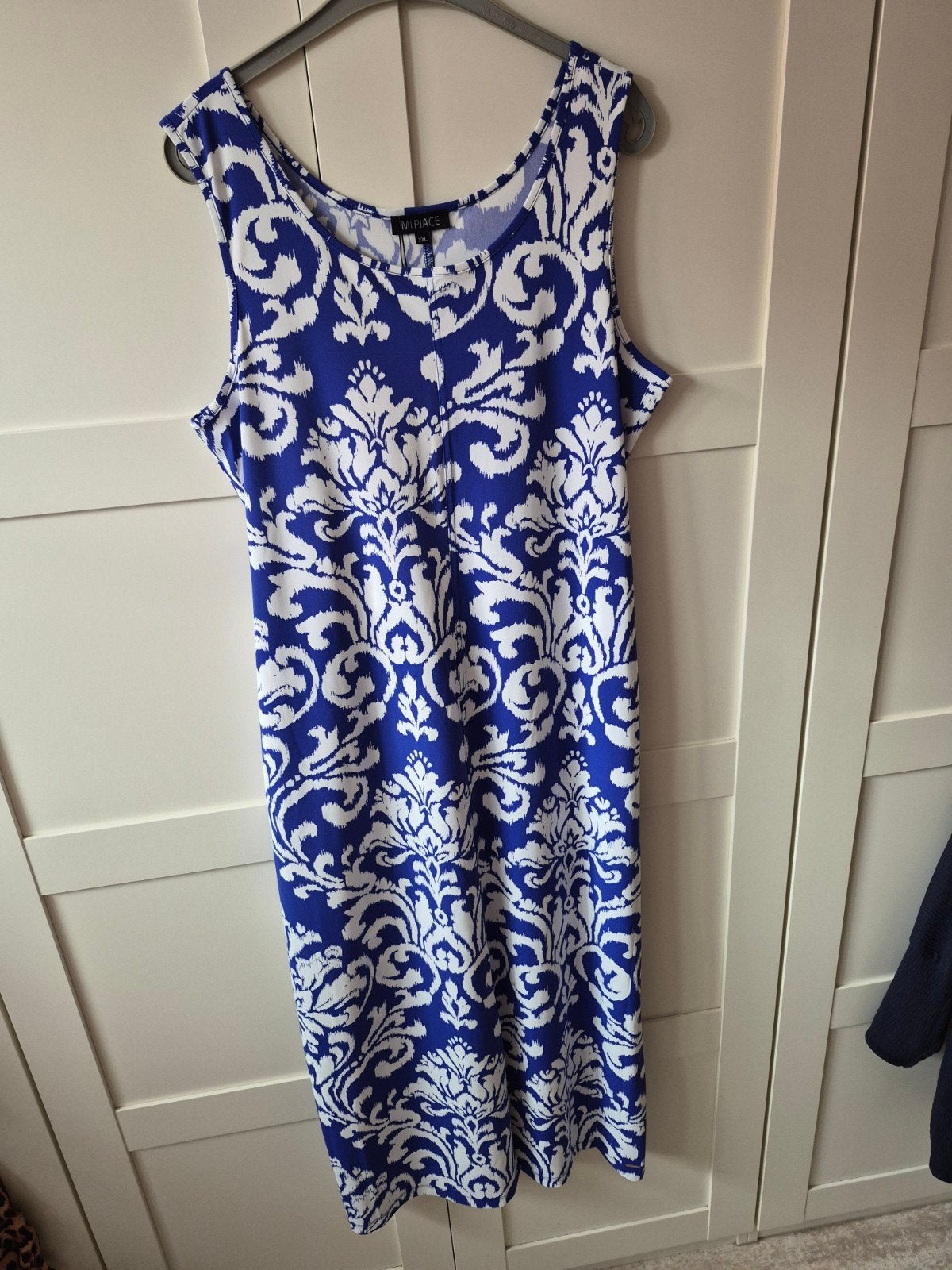 Mi Piace Travelstof Jurk XXL, Kleding | Dames, Jurken, Mi Piace, Wit, Maat 46/48 (XL) of groter, Ophalen of Verzenden