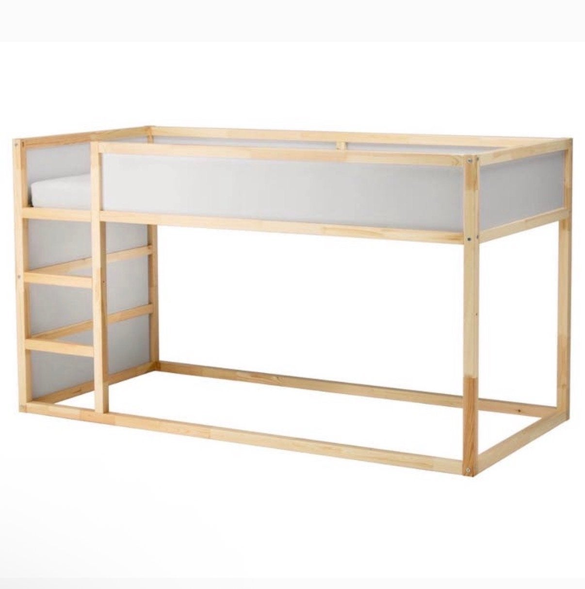 IKEA KURA omkeerbaar bed met tent, Gebruikt, 90 cm, Eenpersoons, Minder dan 160 cm