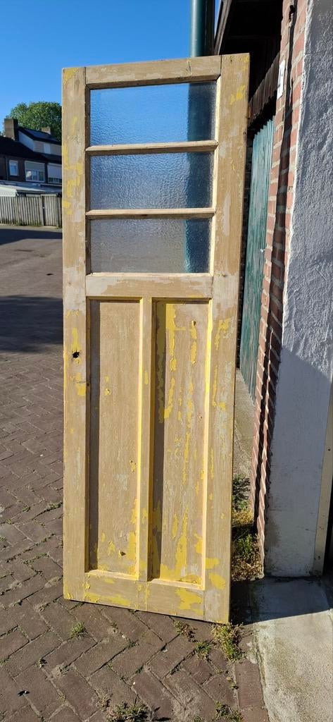 Antieke binnendeur, Ophalen, Gebruikt, Minder dan 80 cm, Binnendeur