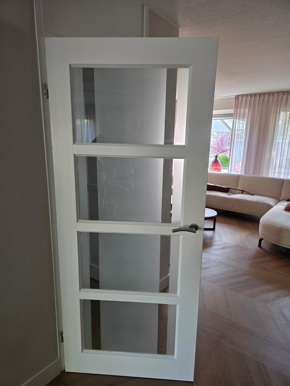 opdek deur, Gebruikt, 80 tot 100 cm, Binnendeur, Ophalen of Verzenden