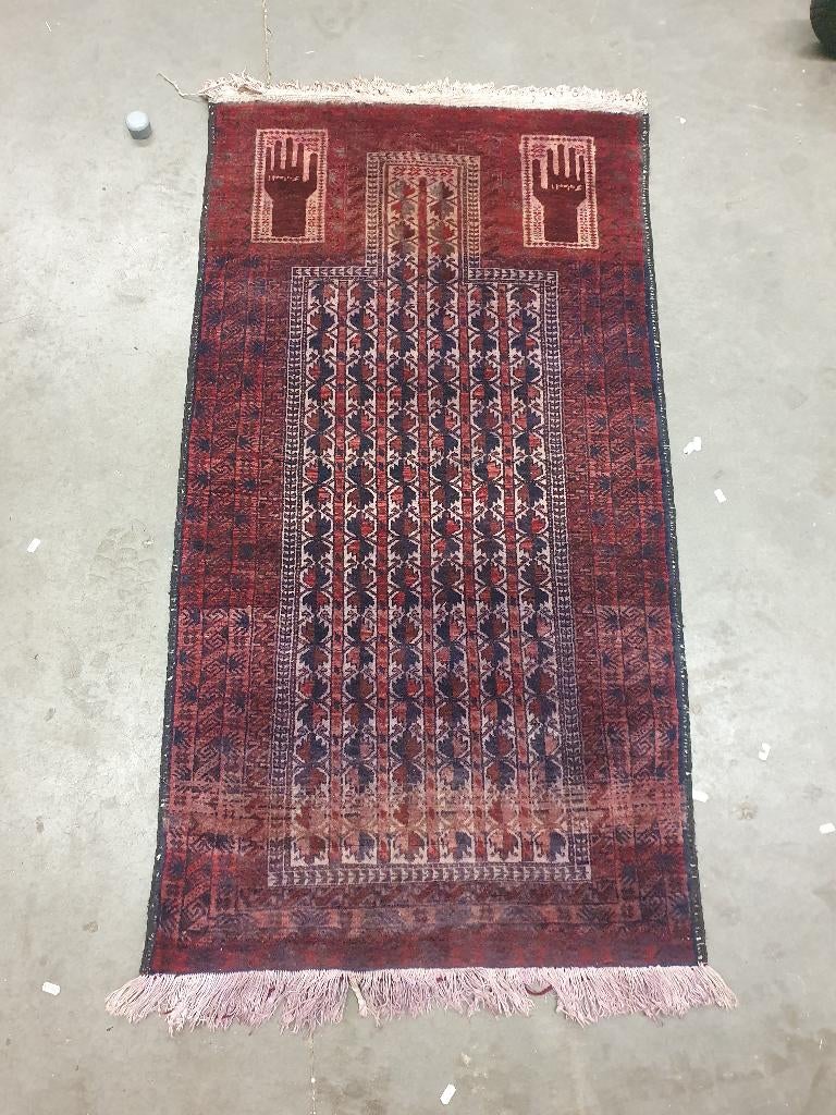 Perzisch tapijt - Bidjar - 157 x 90 cm - iets sleets, Ophalen