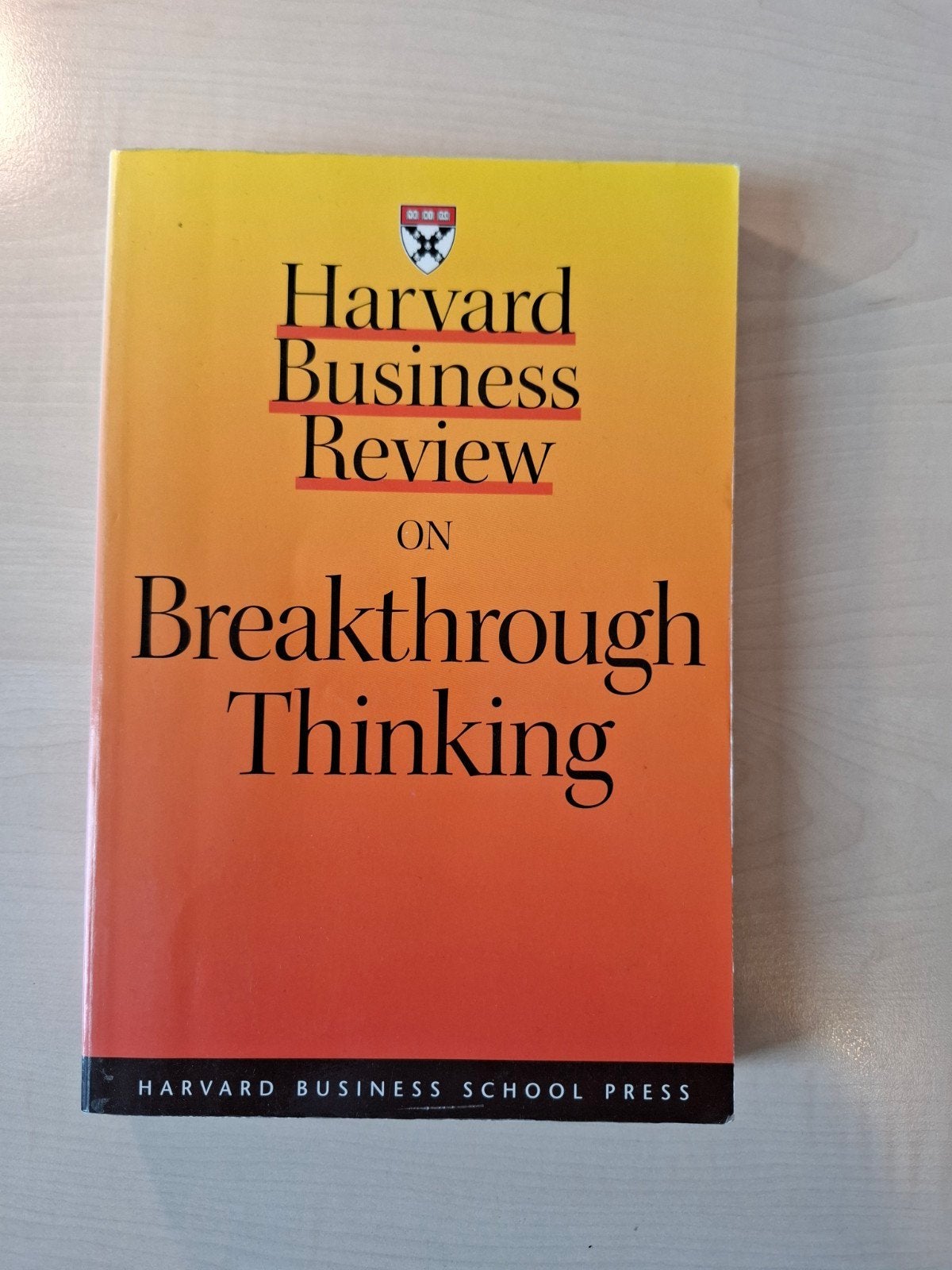 Harvard Business Review: Breakthrough Thinking, Ophalen of Verzenden, Gelezen, Management, Harvard Business Review