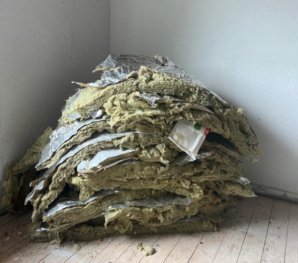 Gratis gebruikt steenwol, Ophalen, Steenwol, Muurisolatie, 8 tot 12 cm