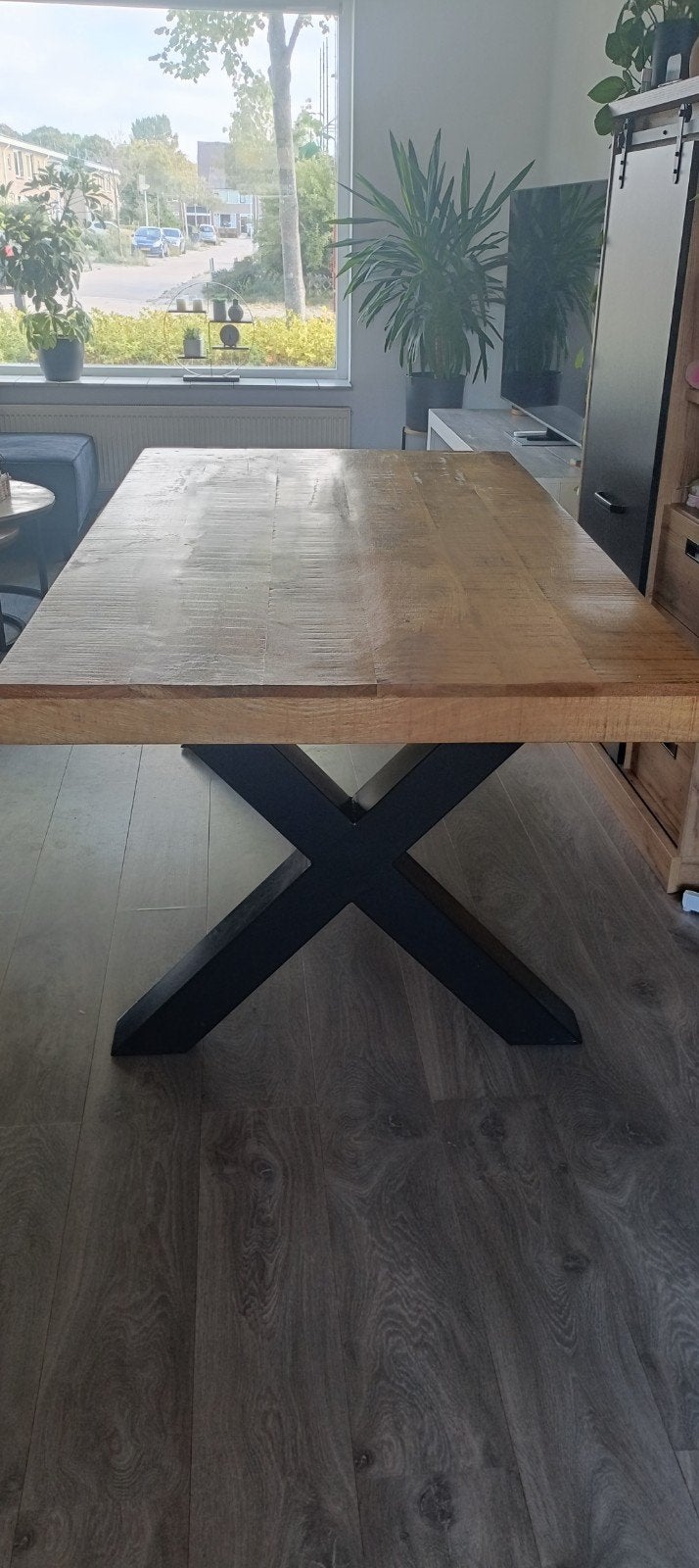 Eettafel, Ophalen, Gebruikt, 50 tot 100 cm, Vijf personen of meer