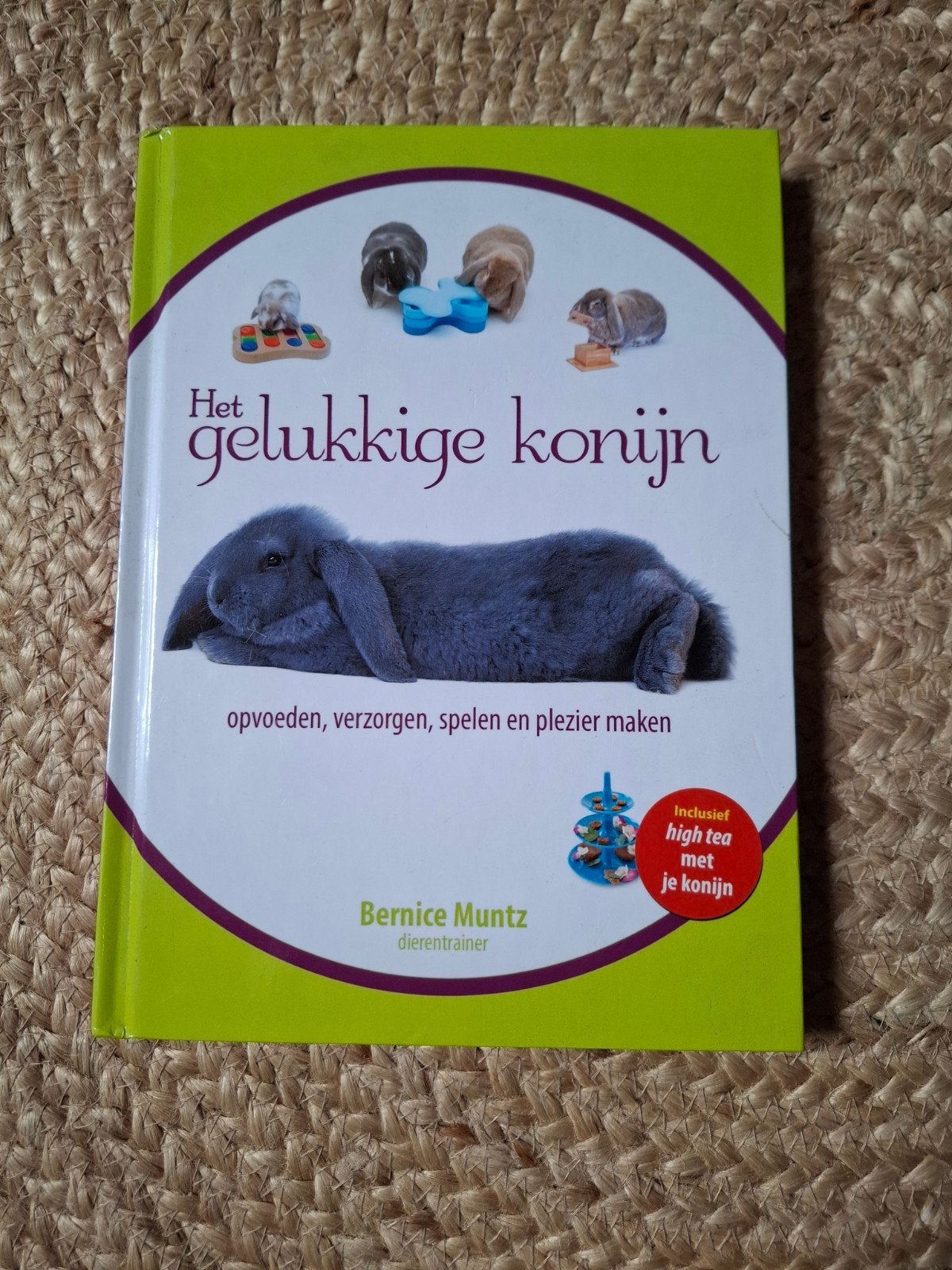 Het gelukkige konijn: opvoeden, verzorgen, spelen en plezier, Ophalen of Verzenden, Zo goed als nieuw, Konijnen of Knaagdieren