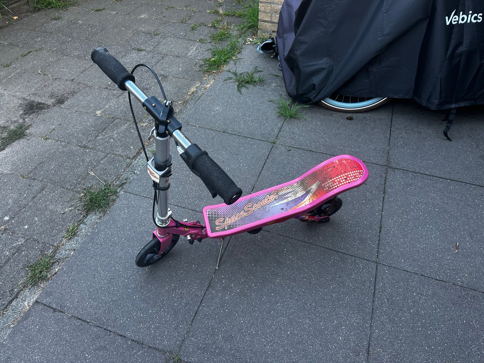 Space Scooter roze step - Gebruikt, Fietsen en Brommers, Steps, Ophalen, Gebruikt, Gewone step