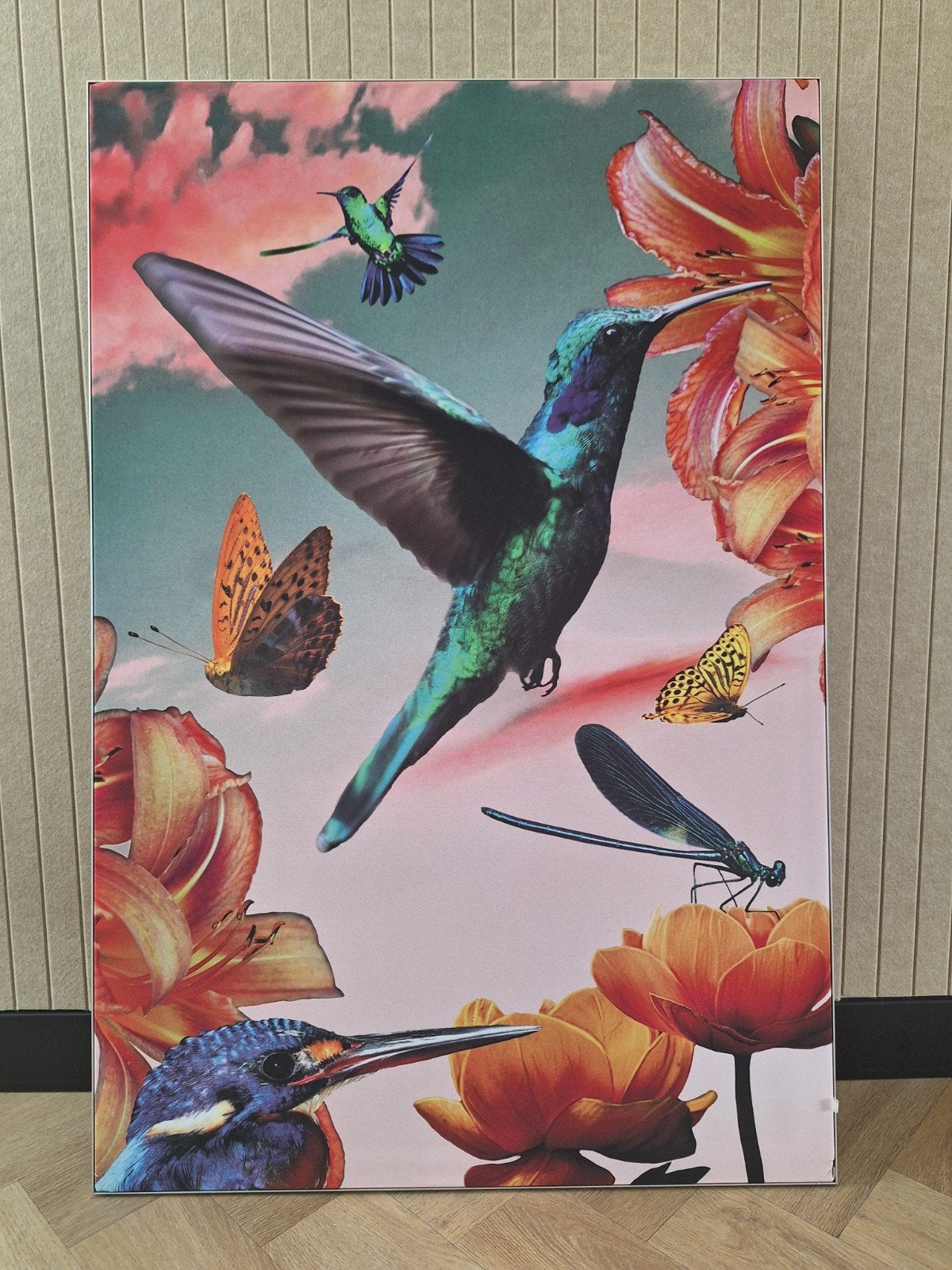 Schilderij: frame + verwisselbaar doek (70x105 cm), Ophalen, Zo goed als nieuw, Schilderij, 75 – 100
