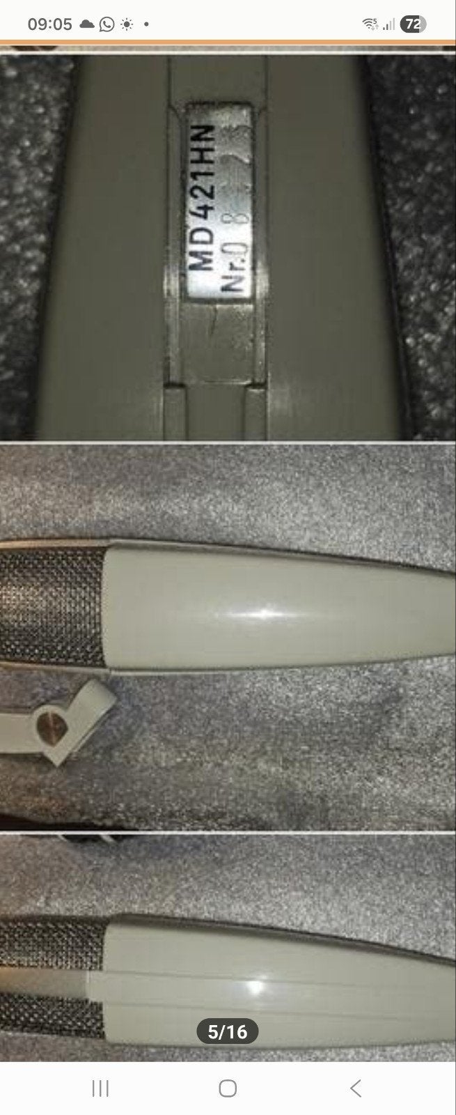 Sennheiser md 421 + Sennheiser md 431, Muziek en Instrumenten, Microfoons, Ophalen, Zo goed als nieuw, Zangmicrofoon
