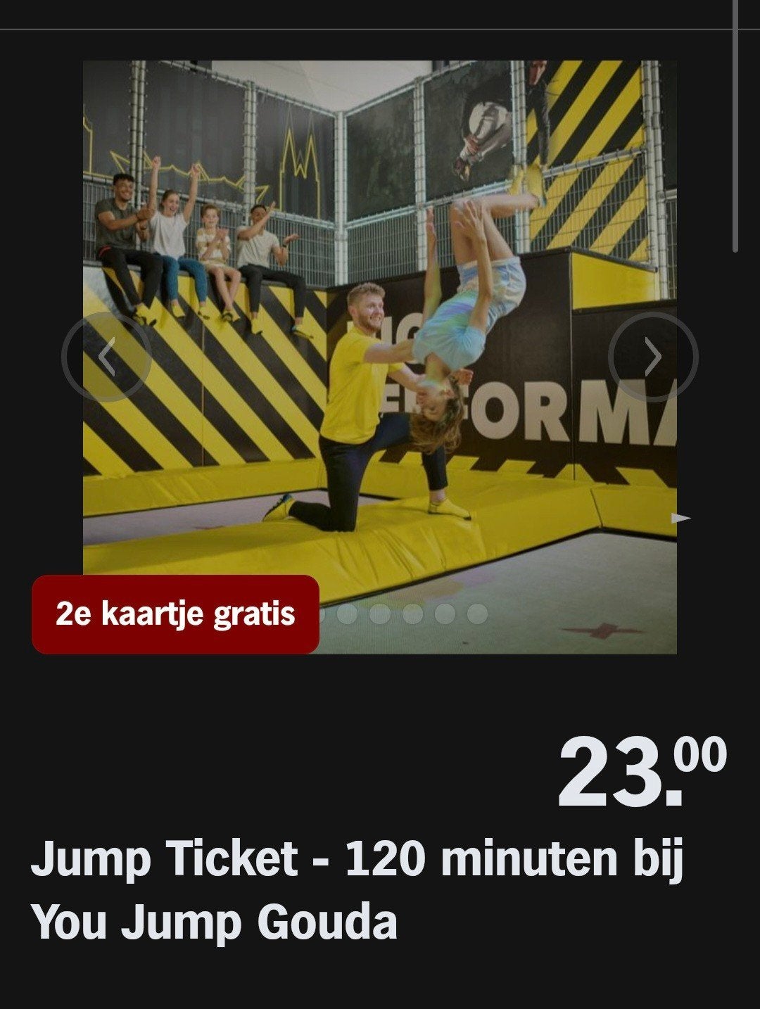 YOU JUMP GOUDA ♡ 2e kaartje gratis (AH SPAARKAARTEN), Tickets en Kaartjes, Overige soorten