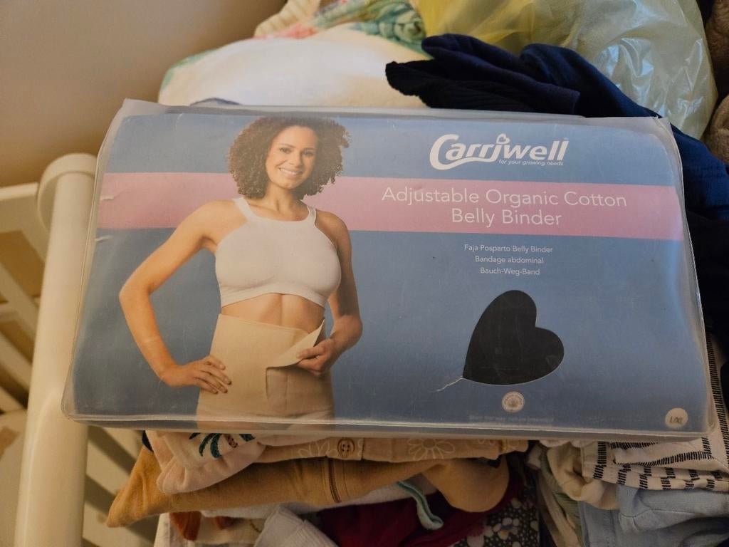 Carriwell Buikband L/XL - Verstelbare Biologische Katoen, Carriwell, Ophalen of Verzenden, Nieuw